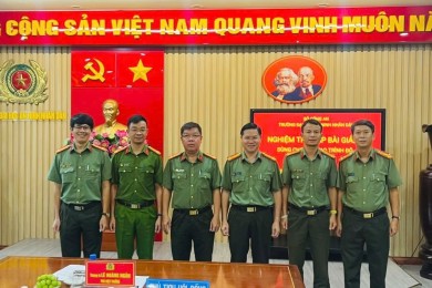 Trường Đại học An ninh nhân dân tổ chức nghiệm thu 02 Tập bài giảng dùng cho đào tạo sau đại học