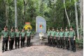 Khoa An ninh điều tra tổ chức về nguồn tại Khu Di tích Ban An ninh Trung ương cục Miền Nam