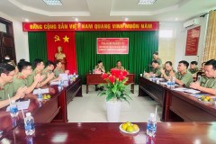 Khoa An ninh chính trị nội bộ tổ chức toạ đàm khoa học với Phòng An ninh chính trị nội bộ Công an tỉnh Bà Rịa - Vũng Tàu