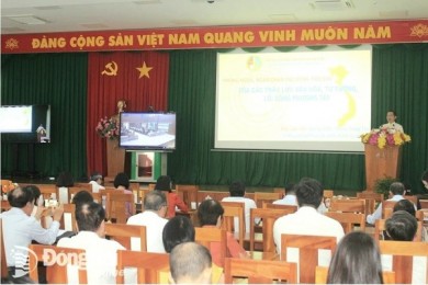 Trường Đại học An ninh nhân dân phối hợp Ban Tuyên giáo Tỉnh ủy Đồng Nai tổ chức Hội nghị Báo cáo chuyên đề theo Quy chế phối hợp thực hiện Nghị quyết số 35-NQ/TW, ngày 22/10/2018 của Bộ Chính trị