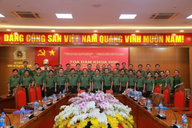 Khoa An ninh chính trị nội bộ tổ chức tọa đàm khoa học và giao lưu chào đón năm mới 2024