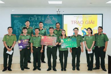 Khoa An ninh chính trị nội bộ tổ chức Cuộc thi tìm hiểu Luật Bảo vệ bí mật nhà nước