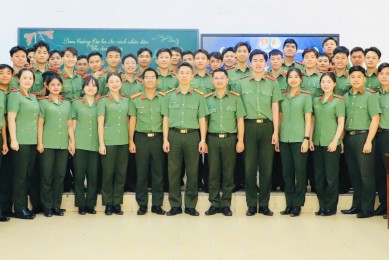 Khoa An ninh chính trị nội bộ tổ chức Cuộc thi tìm hiểu Luật Bảo vệ bí mật nhà nước