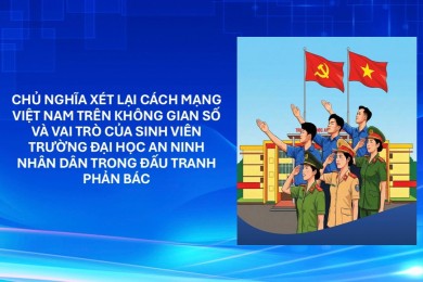 Chủ nghĩa xét lại cách mạng Việt Nam trên không gian số và vai trò của sinh viên Trường Đại học An ninh nhân dân trong đấu tranh, phản bác