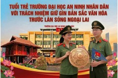 Tuổi trẻ Trường Đại học An ninh nhân dân với trách nhiệm giữ gìn bản sắc văn hóa trước làn sóng ngoại lai