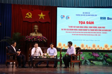 Tăng cường giáo dục, nâng cao nhận thức cho sinh viên, thanh niên Trường Đại học An ninh nhân dân về vai trò của doanh nghiệp, doanh nhân trong thời kỳ đẩy mạnh công nghiệp hóa, hiện đại hóa và hội nhập quốc tế