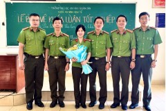Khoa An ninh kinh tế tổ chức chấm khóa luận tốt nghiệp cho học viên Khóa VB2_TC1
