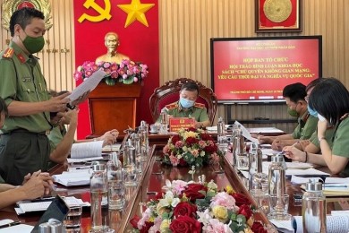 Trường Đại học An ninh nhân dân tổ chức các hoạt động chuẩn bị Hội thảo cấp Bộ bình luận khoa học sách “Chủ quyền không gian mạng: Yêu cầu thời đại và nghĩa vụ quốc gia”
