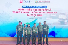 Đoàn Đại biểu Trường Đại học An ninh nhân dân tham gia Hội thảo cấp quốc gia tại Trường Đại học Văn Lang