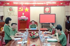 Trường Đại học An ninh nhân dân tổ chức đánh giá, nghiệm thu đề tài khoa học cấp cơ sở của đồng chí Thiếu tá, Thạc sĩ Huỳnh Thị Kim Hiệp, cán bộ phòng Hành chính tổng hợp