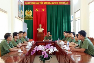 Tổ chức kỳ thi tốt nghiệp cho học viên Lớp: Khóa 1 - Đại học An ninh nhân dân hình thức vừa làm vừa học liên kết mở tại Công an tỉnh Đồng Tháp