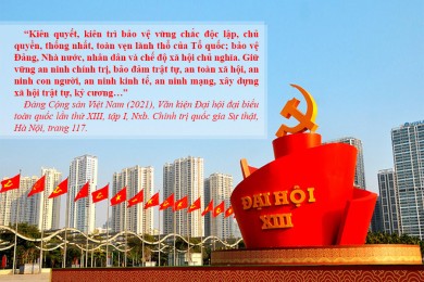 Quan điểm về an ninh con người - Nội dung lý luận mới trong văn kiện Đại hội XIII của Đảng Cộng sản Việt Nam