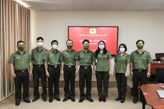Hội đồng chuyên môn Trường Đại học An ninh nhân dân đánh giá bài dạy giỏi cấp trường của giảng viên Khoa Lý luận chính trị và Khoa học xã hội nhân văn