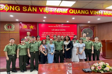 Trường Đại học An ninh nhân dân tổ chức lễ khai giảng  các lớp bồi dưỡng theo đề án ngoại ngữ quốc gia năm 2021