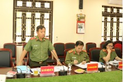 Tổ chức nghiệm thu đề tài khoa học và công nghệ cấp Bộ: “Công tác đào tạo, bồi dưỡng đội ngũ giảng viên lý luận chính trị trong các trường Công an nhân dân”