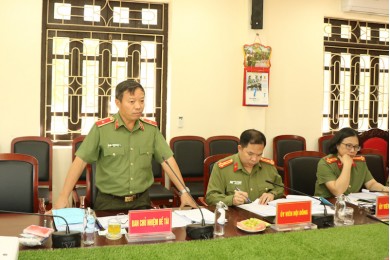 Tổ chức nghiệm thu đề tài khoa học và công nghệ cấp Bộ: “Công tác đào tạo, bồi dưỡng đội ngũ giảng viên lý luận chính trị trong các trường Công an nhân dân”