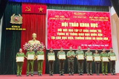 Trường Đại học An ninh nhân dân tham dự Hội thảo khoa học “Đổi mới học tập lý luận chính trị trong hệ thống giáo dục quốc dân tại các học viện, trường Công an nhân dân”