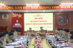 Rà soát, khắc phục  những tồn tại trong công tác giáo dục, đào tạo thực hiện thắng lợi Nghị quyết "Đổi mới căn bản, toàn diện giáo dục và đào tạo trong Công an nhân dân 