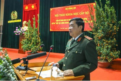 Hội thảo khoa học cấp Bộ “Luận cứ khoa học và thực tiễn của việc xây dựng dự án Luật lực lượng tham gia bảo vệ an ninh, trật tự ở cơ sở”