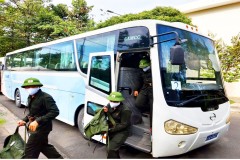 Trường Đại học An ninh nhân dân hỗ trợ Công an Thành phố Thủ Đức đưa quân lên đường thực hiện nghĩa vụ Công an nhân dân năm 2022