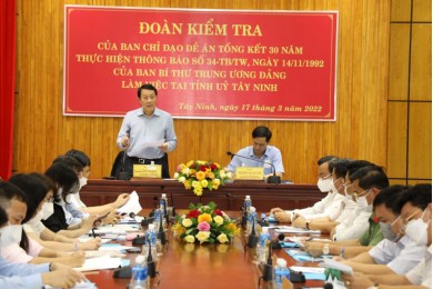 Bảo đảm tốt an ninh tôn giáo trên địa bàn tỉnh Tây Ninh
