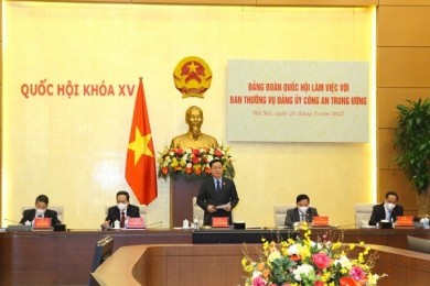 Tăng cường mối quan hệ phối hợp giữa Đảng đoàn Quốc hội và Đảng ủy Công an Trung ương