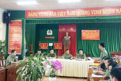 Trường Đại học An ninh nhân dân tổ chức khảo sát, trao đổi thực tiễn tại địa bàn cơ sở huyện Cát Tiên, tỉnh Lâm Đồng