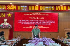 Tọa đàm khoa học cấp Trường: “Tác động của cuộc xung đột Nga – Ukraine và những vấn đề đặt ra với công tác bảo vệ an ninh kinh tế”
