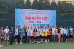 Trường Đại học An ninh nhân dân tổ chức Giải Quần vợt Chào mừng 40 năm Ngày Nhà giáo Việt Nam 20-11