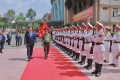 Phó Thủ tướng, Bộ Trưởng Bộ Nội Vụ Vương Quốc Campuchia thăm và làm việc tại Trường Đại học An ninh nhân dân