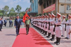 Phó Thủ tướng, Bộ Trưởng Bộ Nội Vụ Vương Quốc Campuchia thăm và làm việc tại Trường Đại học An ninh nhân dân