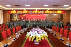 Ban Giám hiệu gặp mặt đội tuyển của Trường Đại học An ninh nhân dân tham dự Hội thi võ thuật, quân sự cho lực lượng trực tiếp chiến đấu trong Công an nhân dân lần II, năm 2023 