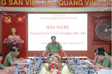 Trường Đại học An ninh nhân dân hoàn thành xuất sắc  nhiệm vụ chính trị năm học 2022 - 2023