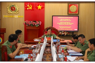 Trường Đại học An ninh nhân dân tổ chức đánh giá, nghiệm thu đề tài khoa học cấp Cơ sở