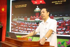 Đảng ủy Trường Đại học An ninh nhân dân tổ chức Hội nghị nghiên cứu, học tập, quán triệt Nghị quyết Hội nghị lần thứ tám Ban Chấp hành Trung ương Đảng khóa XIII