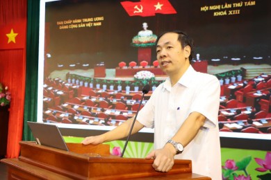 Đảng ủy Trường Đại học An ninh nhân dân tổ chức Hội nghị nghiên cứu, học tập, quán triệt Nghị quyết Hội nghị lần thứ tám Ban Chấp hành Trung ương Đảng khóa XIII