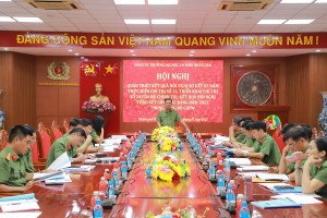 Đảng ủy Trường Đại học ANND tổ chức Hội nghị quán triệt kết quả các hội nghị của Đảng ủy CATW; sơ kết công tác Đảng học kỳ I năm học 2023 - 2024; tổng kết công tác kiểm tra, giám sát năm 2023