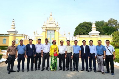 Đoàn Công tác của Trường Đại học An ninh nhân dân khảo sát và làm việc tại Vương quốc Campuchia