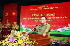 Trường Đại học An ninh nhân dân tổ chức Lễ Khai giảng và Ra quân huấn luyện đơn vị dự bị chiến đấu năm học 2024 - 2025