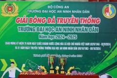 Trường Đại học An ninh nhân dân tổ chức Giải bóng đá truyền thống năm học 2024 - 2025.