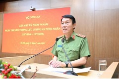 Gặp mặt nhân kỷ niệm 79 năm Ngày truyền thống lực lượng An ninh nhân dân