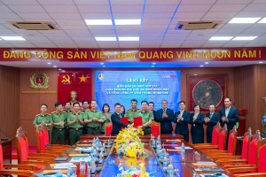 Ký kết Biên bản ghi nhớ hợp tác giữa Trường Đại học An ninh nhân dân và Tổng Công ty viễn thông MobiFone