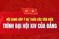 Một số vấn đề mới, quan trọng trong Dự thảo các Văn kiện trình Đại hội XIV của Đảng