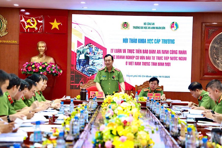 Hội thảo Lý luận và thực tiễn bảo đảm an ninh công nhân các doanh nghiệp có vốn đầu tư trực tiếp nước ngoài ở Việt Nam trong tình hình mới