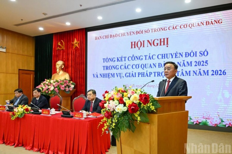 Thông báo kết luận số 05-TB/CQTTBCĐ, ngày 05/01/2026 của Ban Chỉ đạo Chuyển đổi số trong các cơ quan đảng tại Hội nghị tổng kết công tác năm 2025 và nhiệm vụ, giải pháp trọng tâm năm 2026