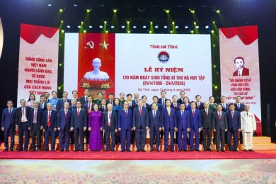 Lễ kỷ niệm 120 năm ngày sinh đồng chí Tổng Bí thư Hà Huy Tập (24/4/1906 - 24/4/2026)