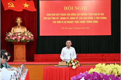 Đổi mới mạnh mẽ tư duy, phương pháp thực hiện nhiệm vụ quý II/2026