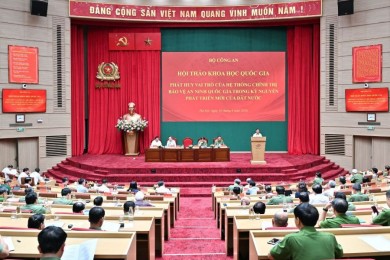 Hội thảo khoa học quốc gia “Phát huy vai trò của hệ thống chính trị bảo vệ an ninh quốc gia trong kỷ nguyên phát triển mới của đất nước”