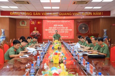 Hội nghị Ban Chấp hành Đảng bộ Trường Đại học An ninh nhân dân, quý II năm 2026