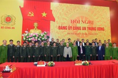 Tổng Bí thư, Chủ tịch nước Nguyễn Phú Trọng đến dự và phát biểu chỉ đạo tại Hội nghị Đảng ủy Công an Trung ương